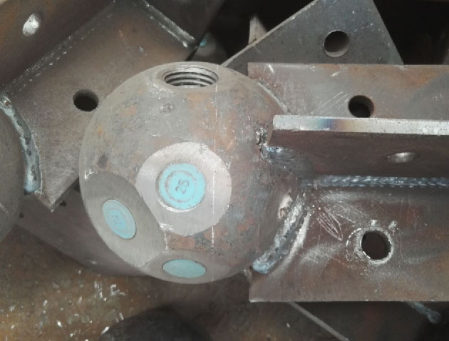 奎屯螺栓球球塞，网架配件