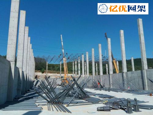 奎屯料棚网架设计